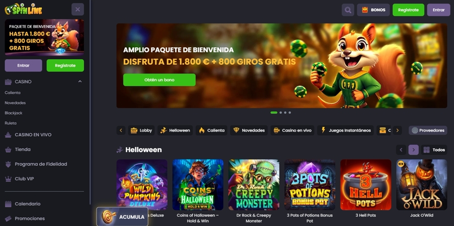 casino en línea Spinline en España
