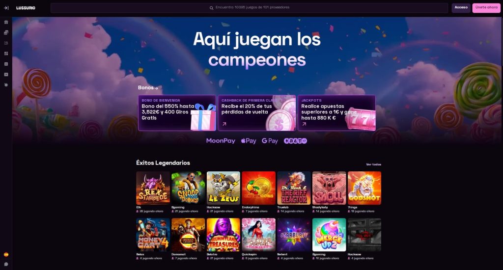 Lussurio Casino España